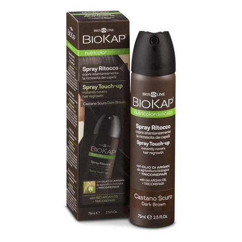 Spray retouche châtain foncé - 75 ml-Biokap - Boutique Pleine-Forme 