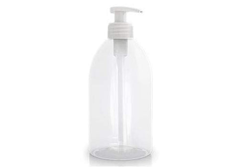 Flacon transparent Pompe- 500ml- Centifolia - Boutique Pleine-Forme 