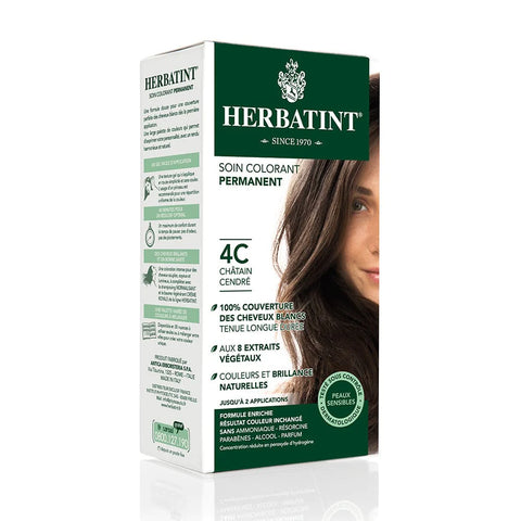 Coloration Châtain cendré-4C-170ml-Herbatint