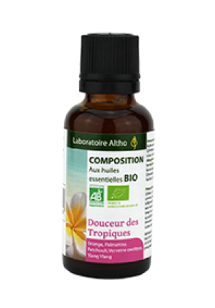 TROPIQUES BIO -30 mL-Altho - [shop_name1. Phytospagyrie N°15  Stimulant physique et mental -300ml-Vecteur energy]