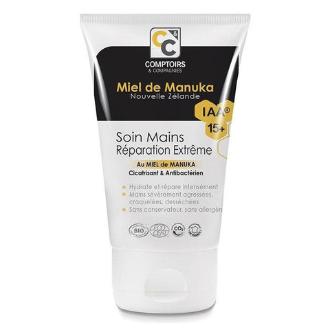 Soin mains réparation extreme miel de manuka 15+ -50ml-Comptoirs & Compagnies - Boutique Pleine-Forme 