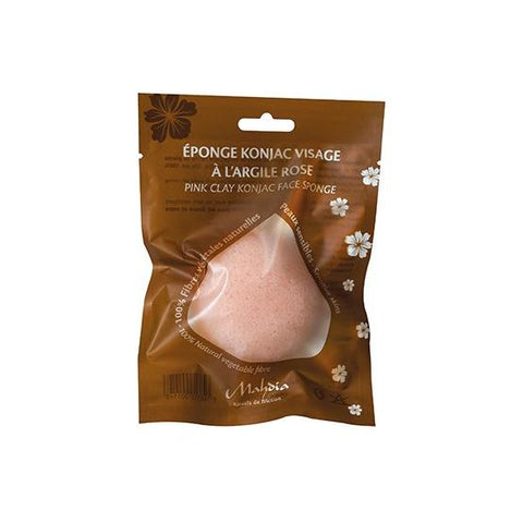 Eponge Konjac Naturelle Visage à L'argile Rose Peaux Sensibles-Beliflor - Boutique Pleine-Forme 