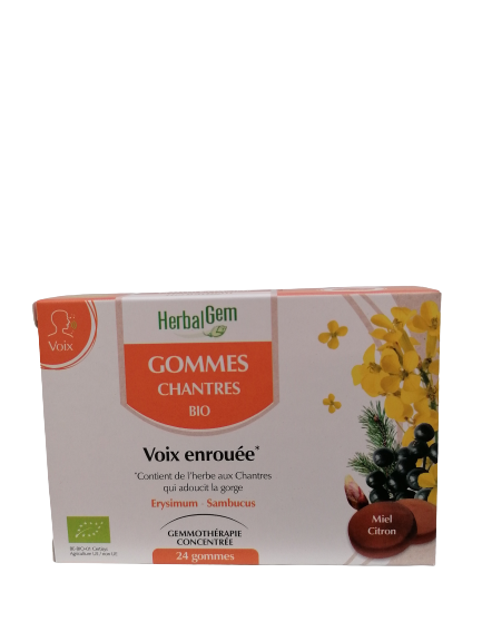 Gommes des chantres bio-24 gommes-Herbalgem