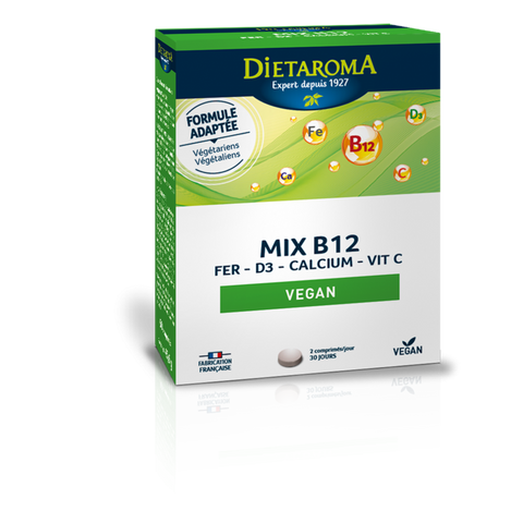 MIX B12-Vegan-60 comprimés-Dietaroma