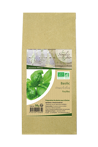 Feuille Basilic bio-50g-Altho - Boutique Pleine-Forme 