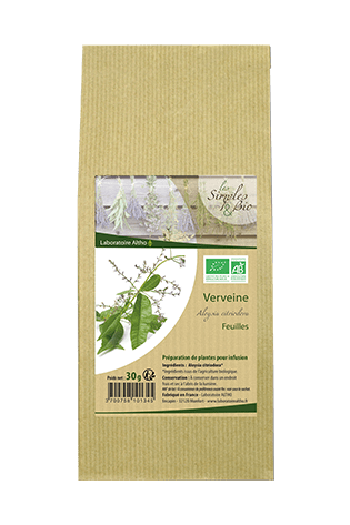 Verveine Feuilles Bio-30g-Altho - Boutique Pleine-Forme 