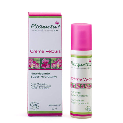 Crème velour super hydratante Bio - 50 ml-Mosqueta's - Boutique Pleine-Forme 