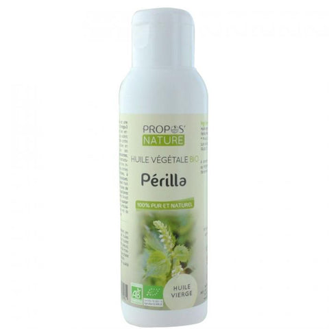 Huile de perilla-100ml-Propos nature - Boutique Pleine-Forme 