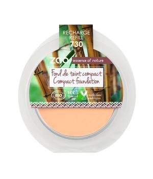 Recharge Fond de Teint Compact 730 Ivoire-Zao Make up - Boutique Pleine-Forme 