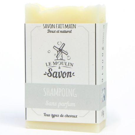 Shampoing sans parfum-100g-Moulin à savon - Boutique Pleine-Forme 