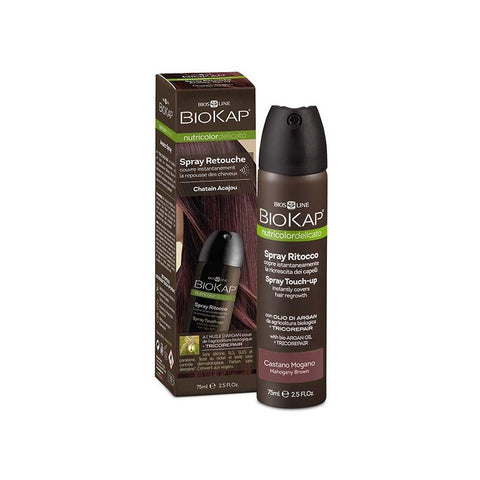 Spray retouche châtain acajou-75ml-Biokap