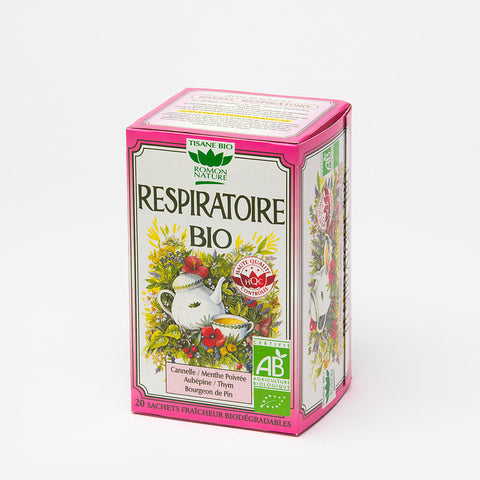 Tisane respiratoire bio-20 sachets-Romon Nature