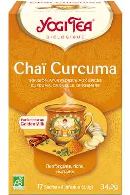 Infusion Chaï Curcuma-17 sachets-Yogi Tea